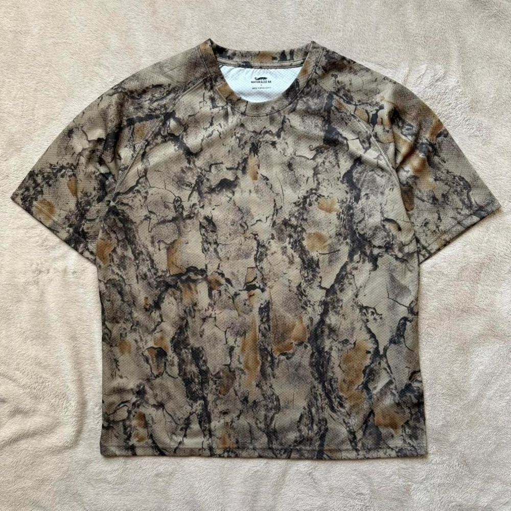 Realtree Brown and Tan Camo Short Sleeve Tee